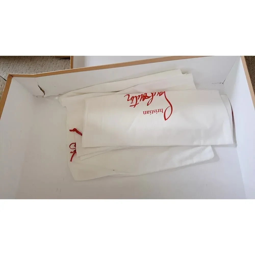 christian louboutin alleo botta 90 patent tall boots black EU38.5/US8.5